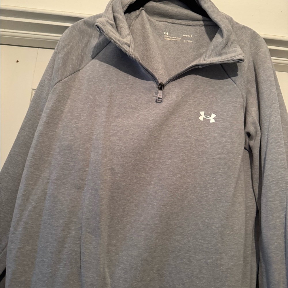 LG Gray Fleece Pullover by Under Armour